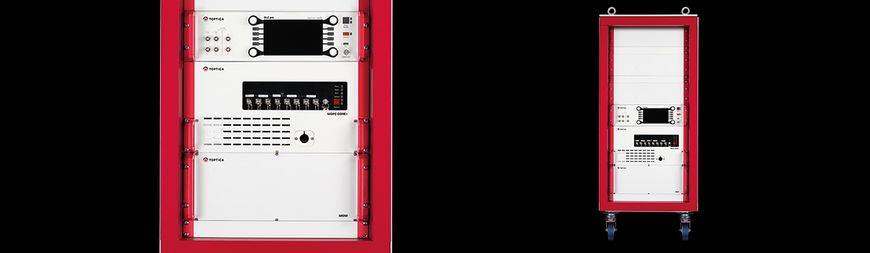 TeraScan ultra, a rack-integrated and transportable platform for THz signal generation and detection with unmatched stability and highest frequency resolution.